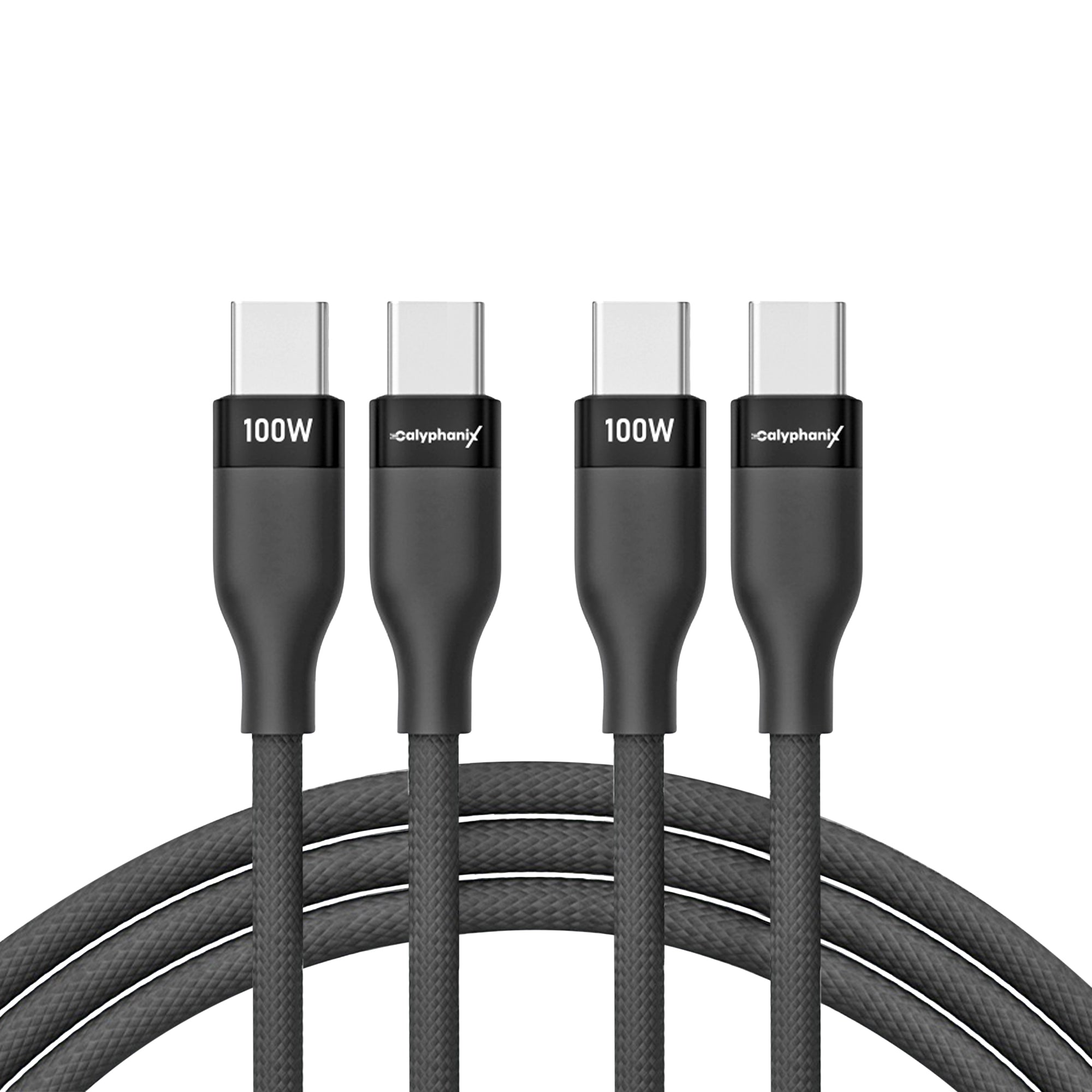 (Pack 2) 100W USB C to USB C Cable 1M USBC to USBC PD Fast Charging  Cable