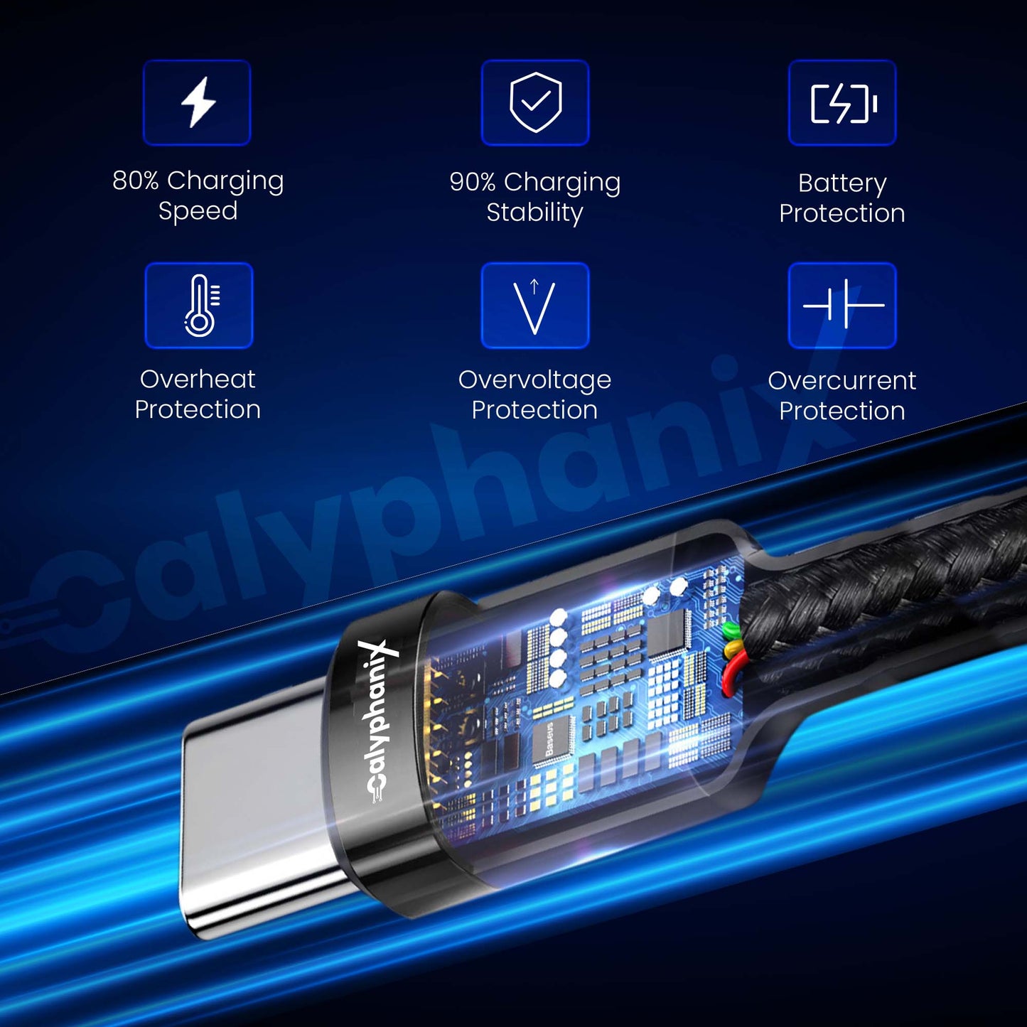 60W USB C to USB C Cable 1M USBC to USBC PD Fast Charging Type C Charger Cable