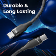 (Pack 2) 100W USB C to USB C Cable 1M USBC to USBC PD Fast Charging  Cable