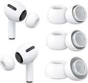 3 Pairs Replacement Ear Tips for Airpod & Airpods Pro 2nd Gen (White, S/M/L)
