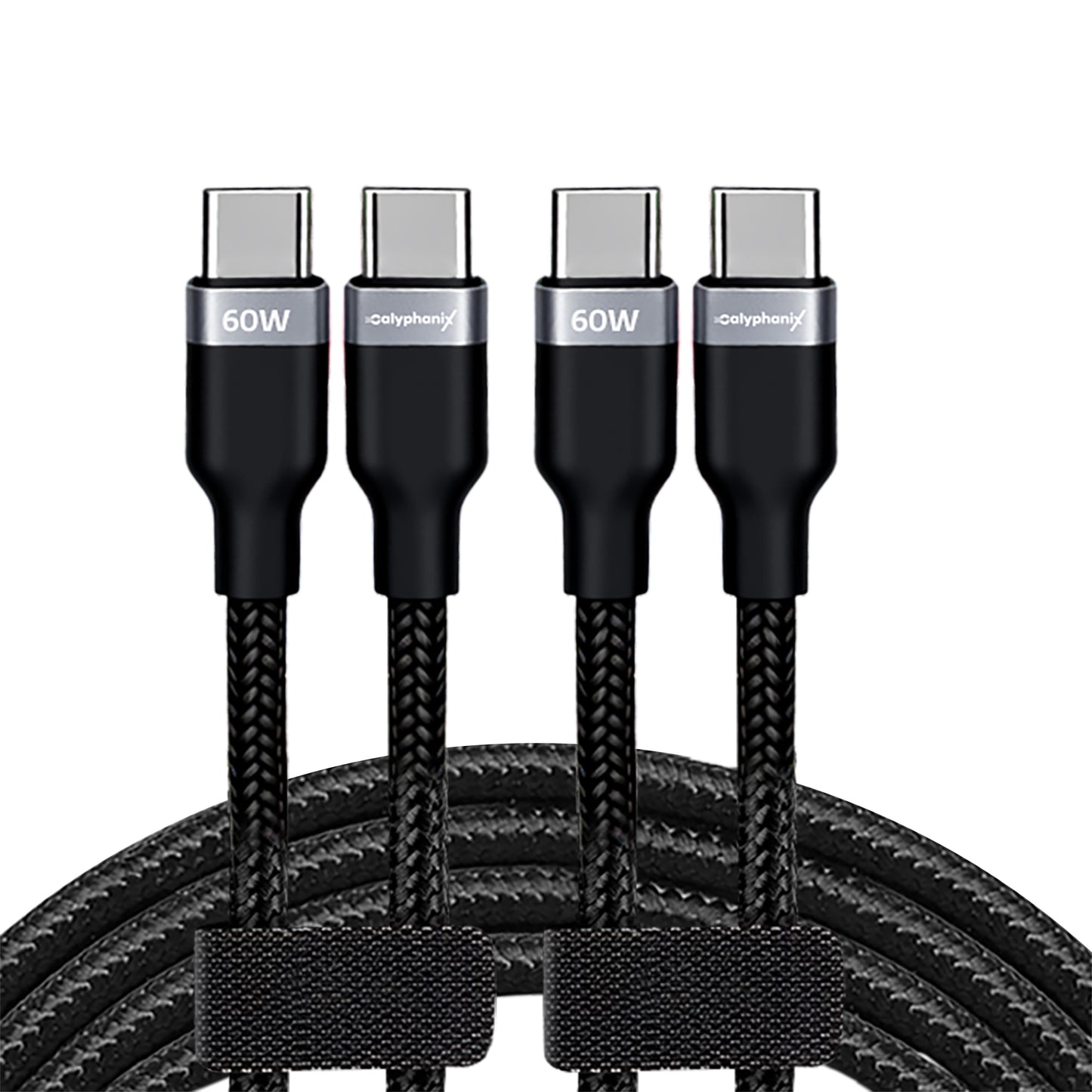 (Pack 2) 60W USB C to USB C Cable 1M USBC to USBC PD Fast Charging Type C Charger Cable