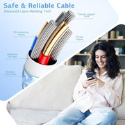 Premium 60W USB C to USB C Cable 1M USBC to USBC PD Fast Charging Type C Charger Cable – Compatible with iPhone 16/15/Pro/Pro Max/Plus, MacBook Air 13 inch/iPad Pro/Air, Samsung Galaxy S24 S23